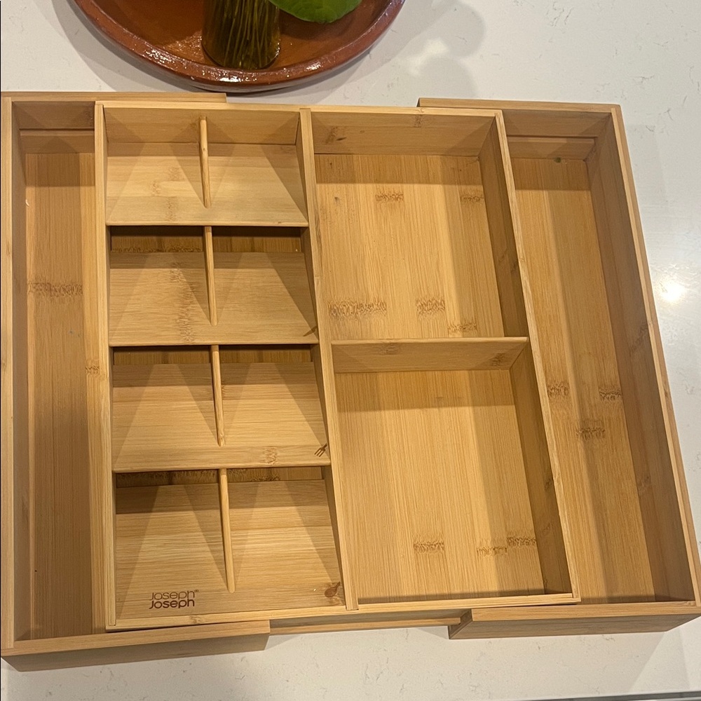 Joseph Joseph Bamboo Expandable Cutlery Tray